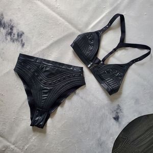 Honey Birdette Connie Bralette and Brief set SZ S